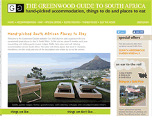 Tablet Screenshot of greenwoodguides.com